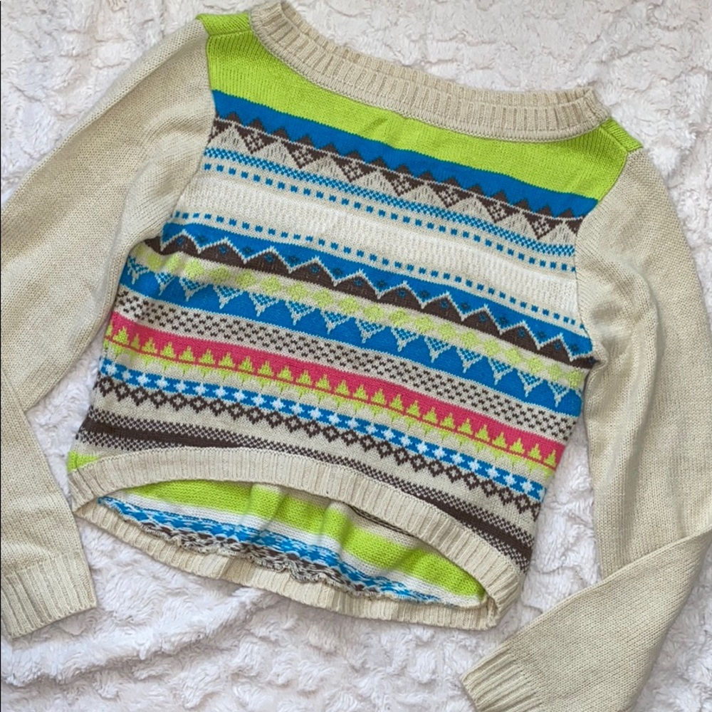 Roomates Aztec pullover - Picture 2 of 8